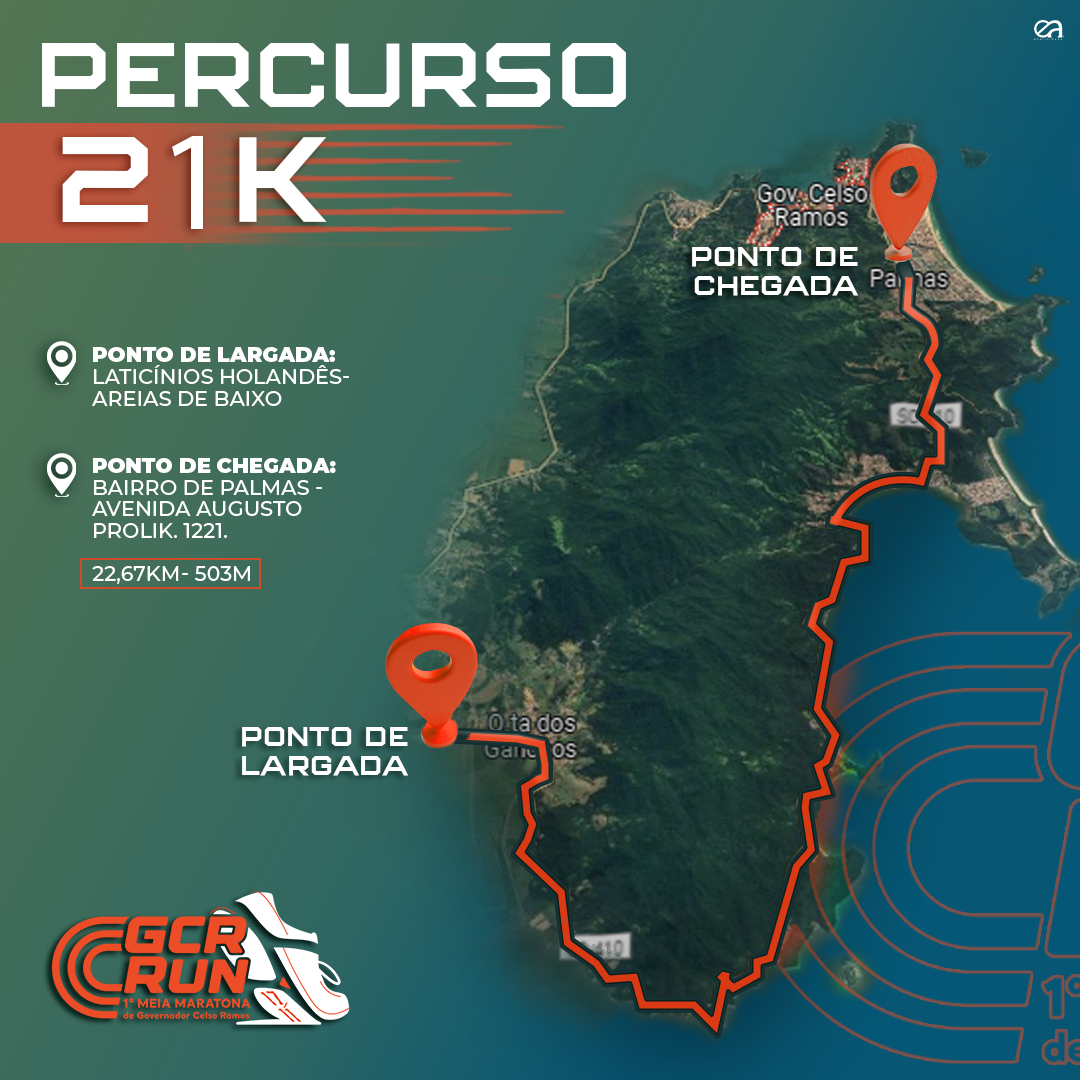 Percurso 21Km